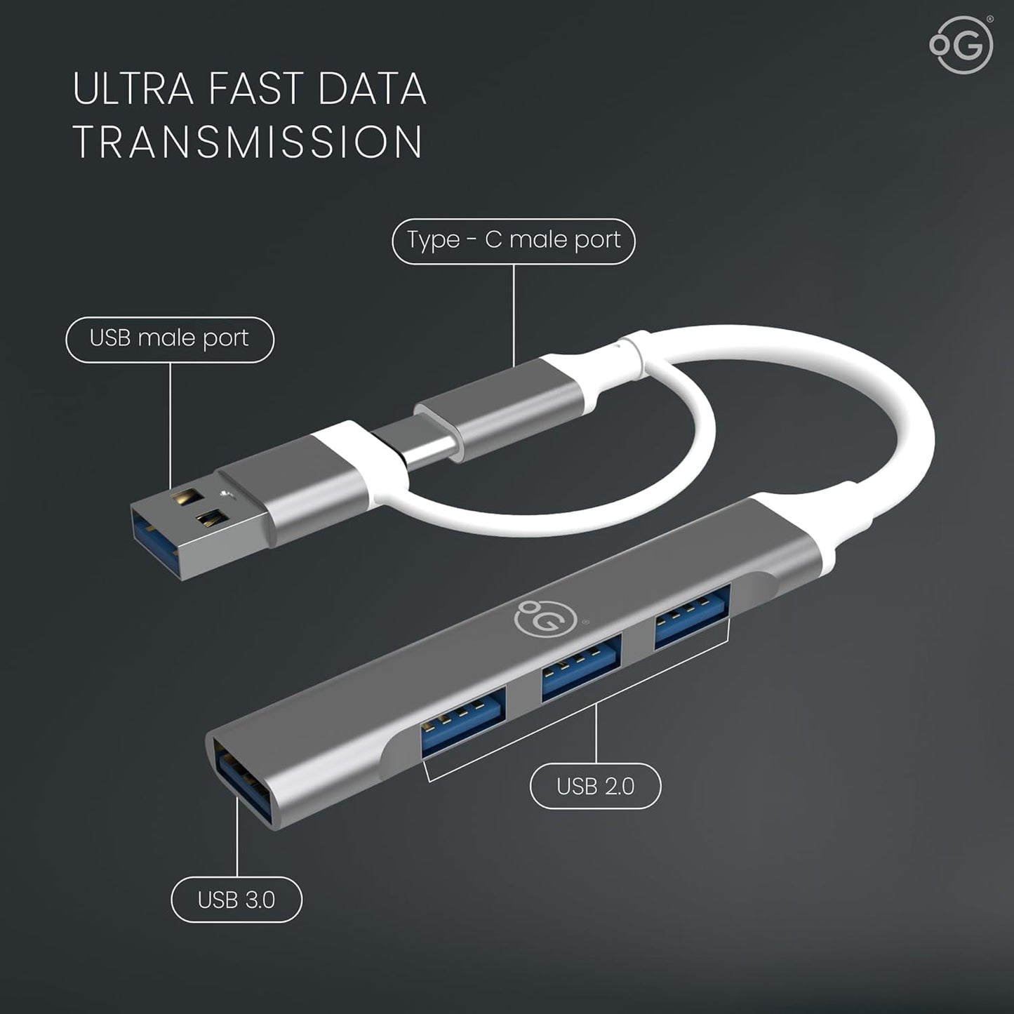FUSE 100 – 4-in-1 Smart USB Hub