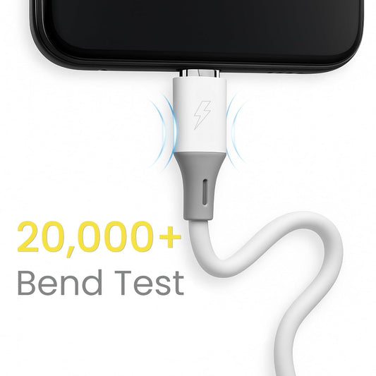 OOGE ROPE 10 – 25W USB to V8 Fast Charging Cable (1m, Tangle-Resistant)