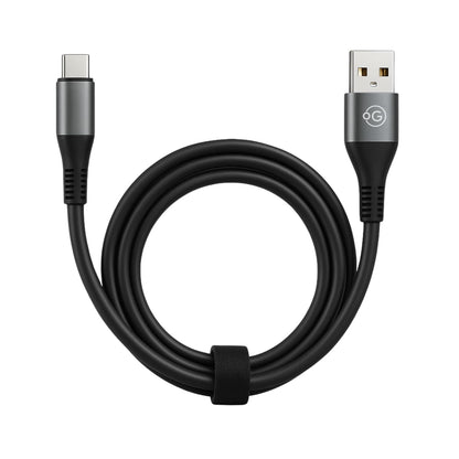 OOGE ROPE 9 – 120W USB to Type-C Fast Charging Cable (Metallic Silicone, Unbreakable)
