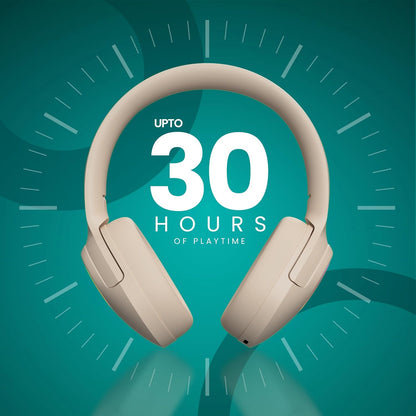 OOGE Echo 200 – Wireless Bluetooth Headphones (Beige)