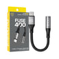 OOGE FUSE 400 – Type-C to 3.5mm Audio Adapter with DAC (Braided, Unbreakable)