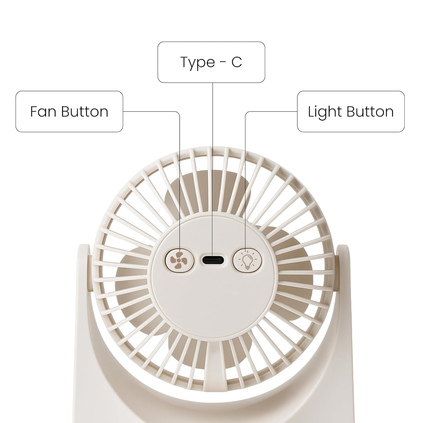 BREEZE 1000 Multifunctional LED Fan