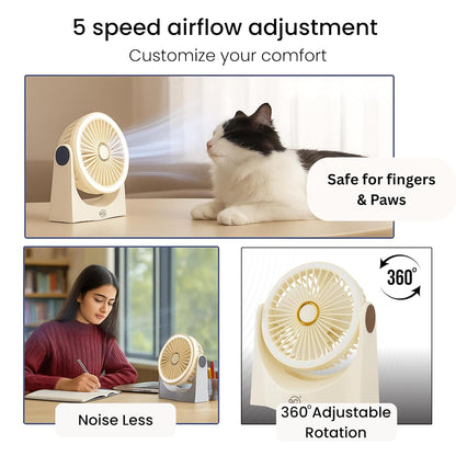 BREEZE 1000 Multifunctional LED Fan