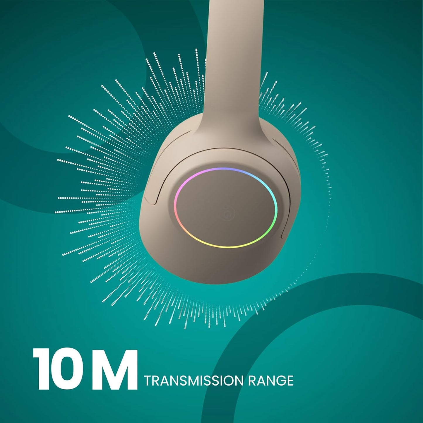 OOGE Echo 200 – Wireless Bluetooth Headphones (Beige)