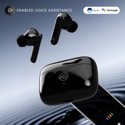 WAVEPOD 3 – Black | Deep Bass True Wireless Earbuds