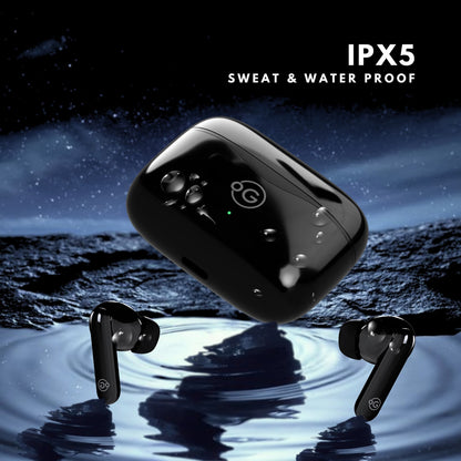 WAVEPOD 3 – Black | Deep Bass True Wireless Earbuds
